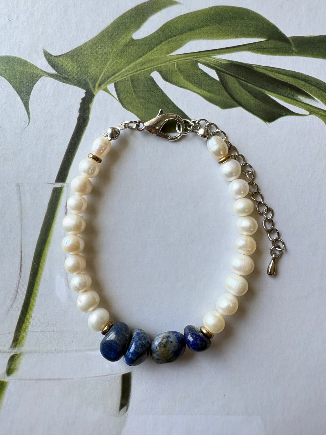 진주 원석 팔찌 상품이미지1