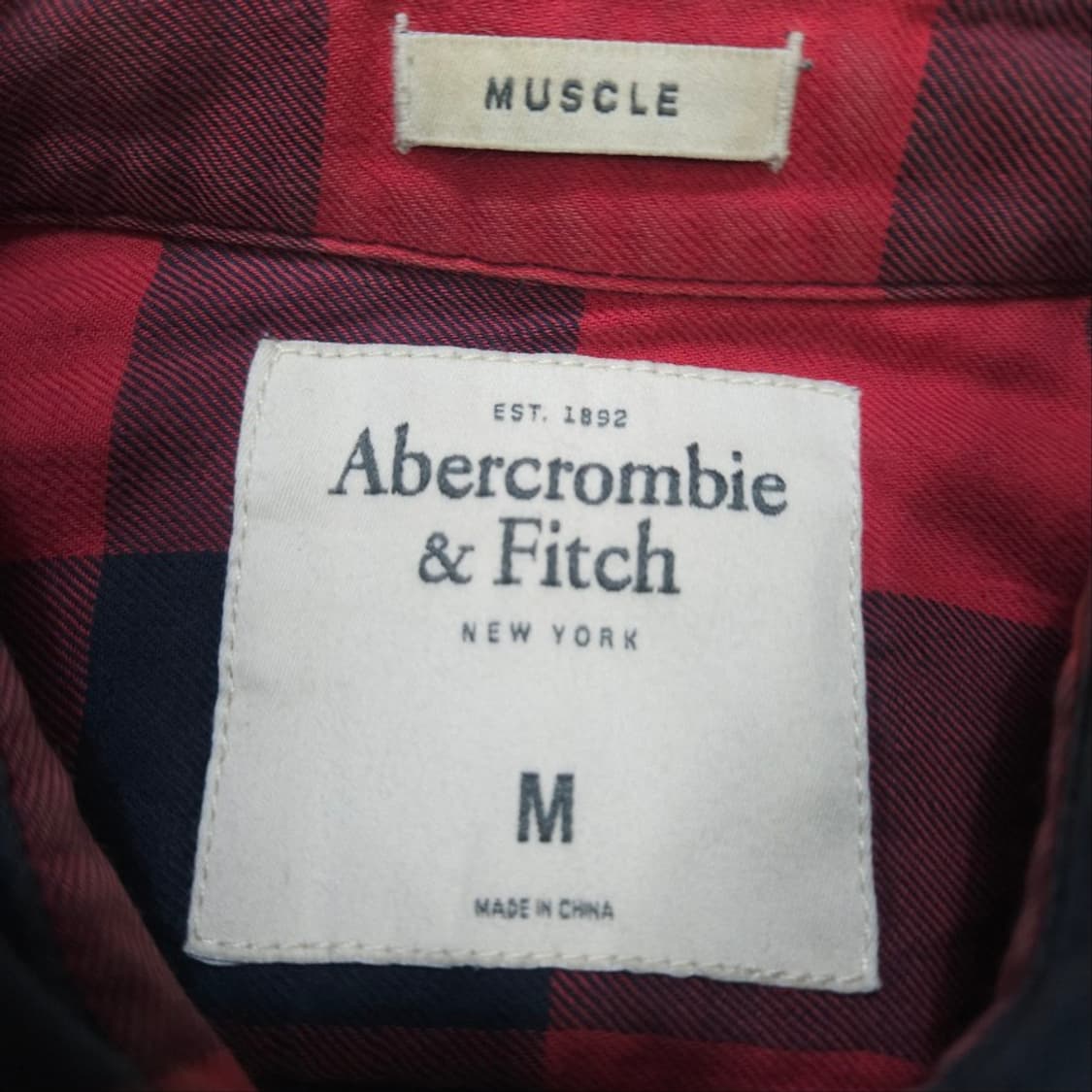 아베크롬비 체크 셔츠 M 상품이미지4