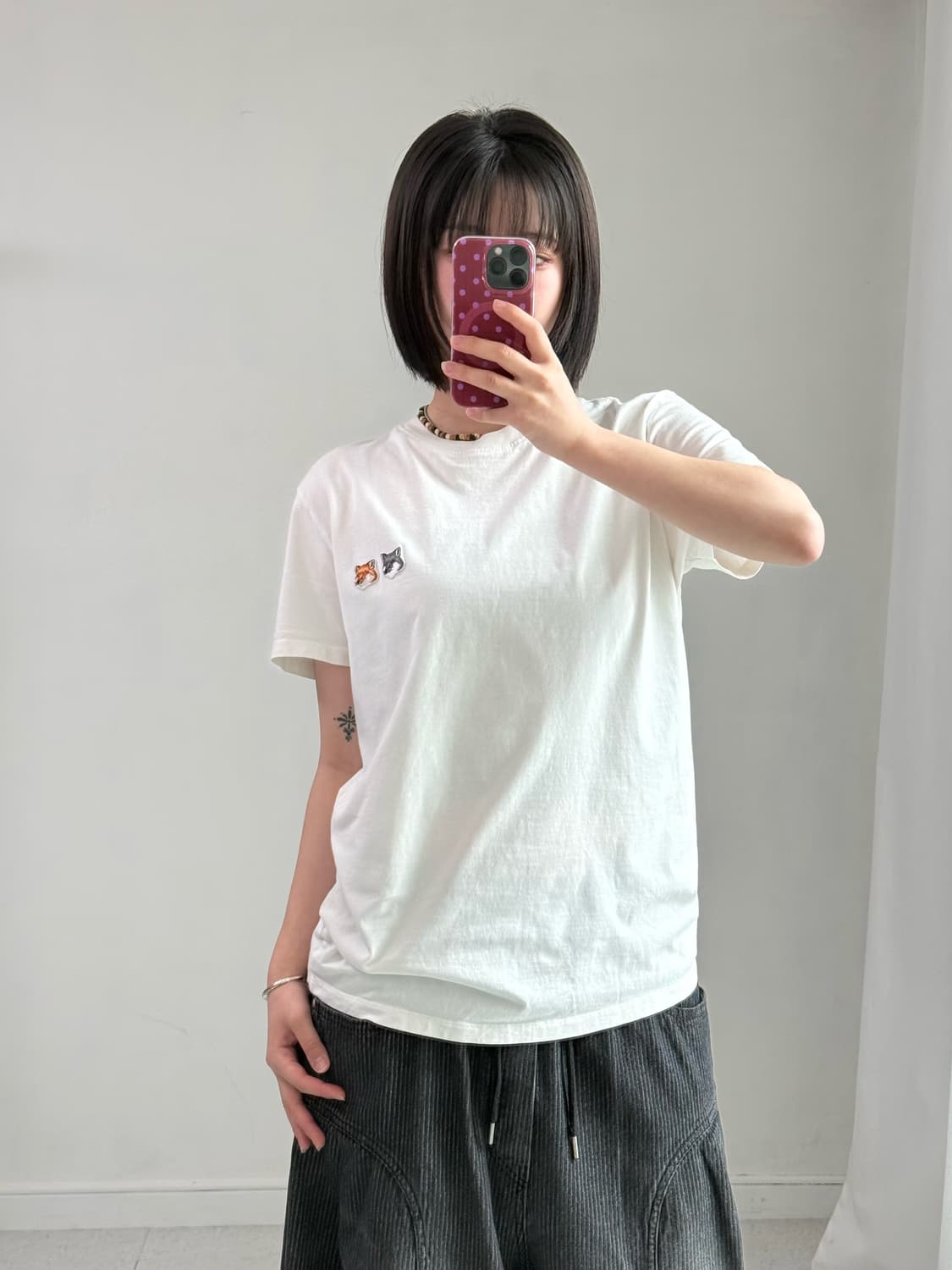 메종키츠네 여우 반팔티 상품이미지1