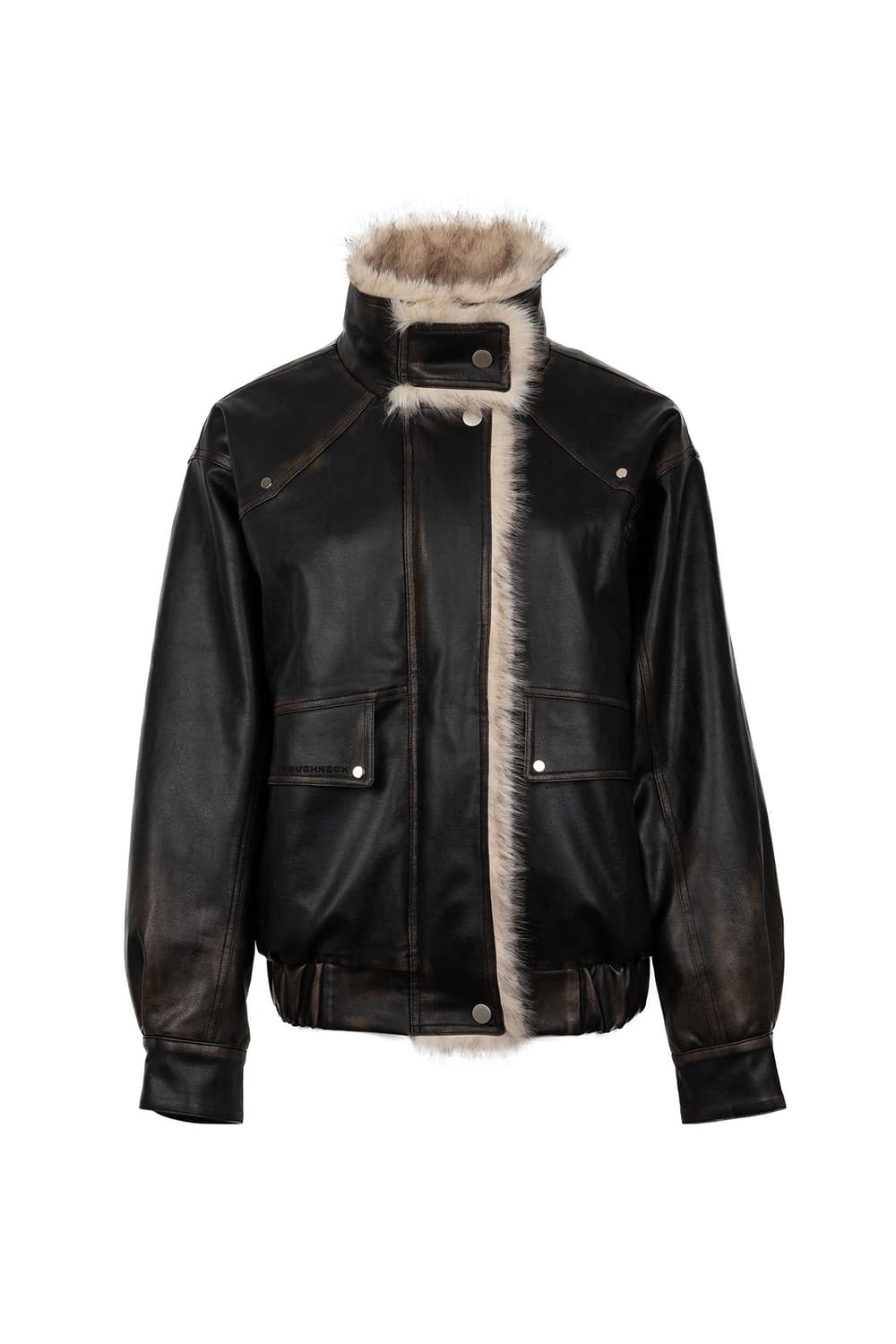 ROUGHNECK 러프넥 워싱 레더 무스탕 자켓 상품이미지1
