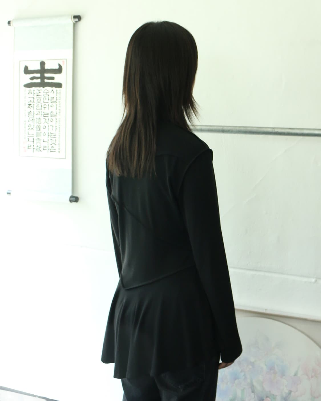 장 폴 고티에 블랙 비대칭 셔츠 원피스  상품이미지5