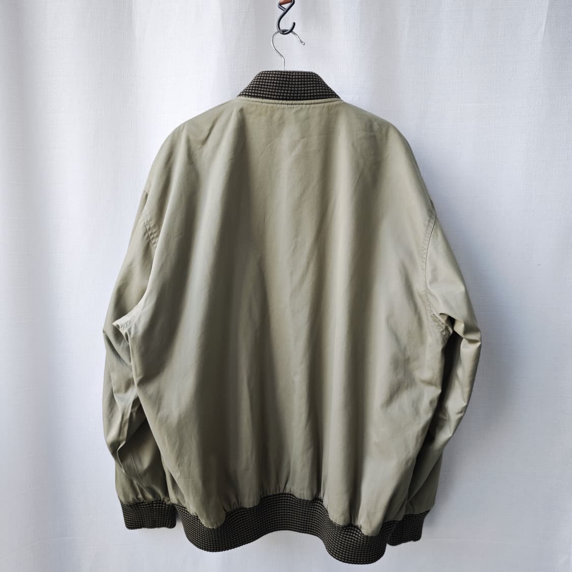 라코스테 서광 90s 리버시블 양면 블루종 자켓 브라운 그린 XL(EL) 상품이미지9