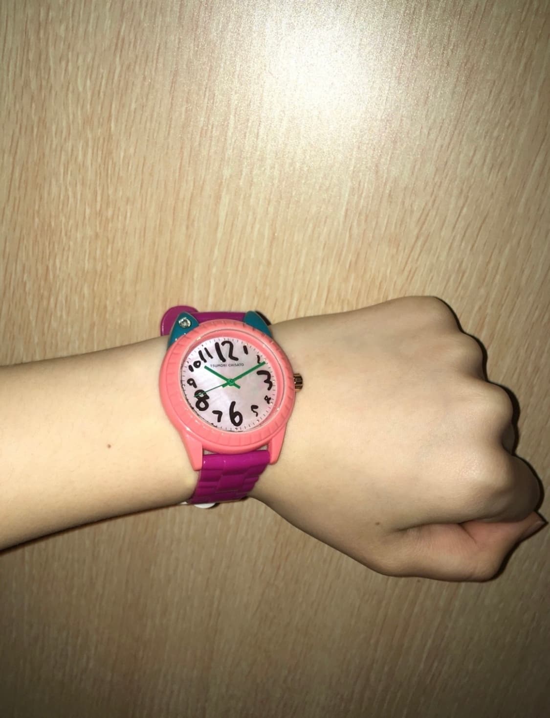 희소 츠모리 치사토 고양이 시계 상품이미지1