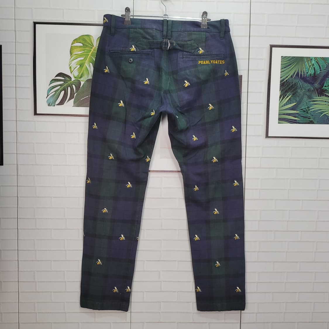 파리게이츠 골프 자수 긴바지 팬츠 5사이즈 33인치 상품이미지5