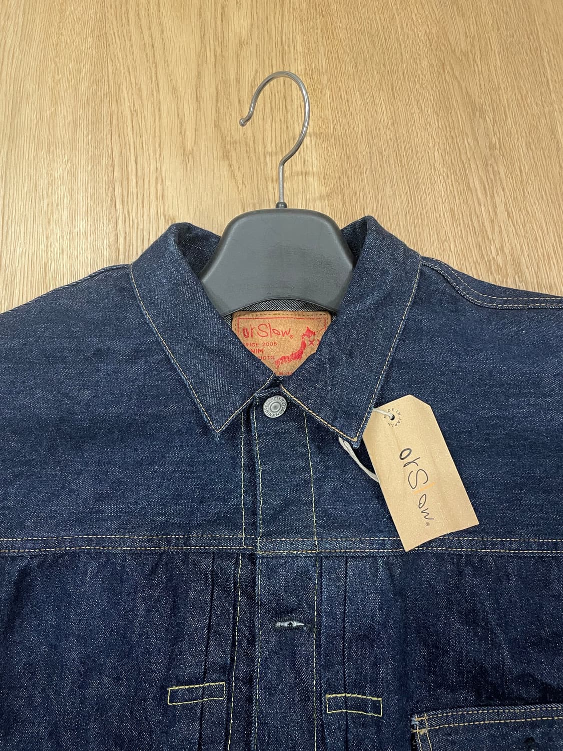 오어슬로우 6011 원워시 1세대 트러커 지잔 (3사이즈) 상품이미지3