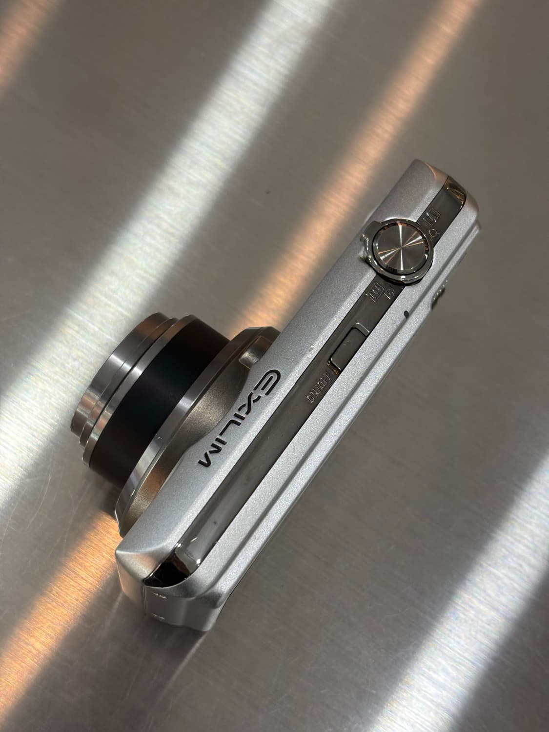 날짜표시)카시오 엑슬림 zs-160 실버 빈티지디카 상품이미지6