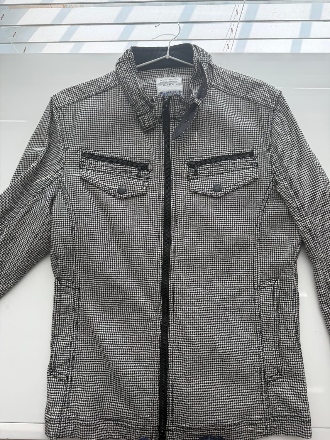 nicole club for men 체크집업자켓 상품이미지1