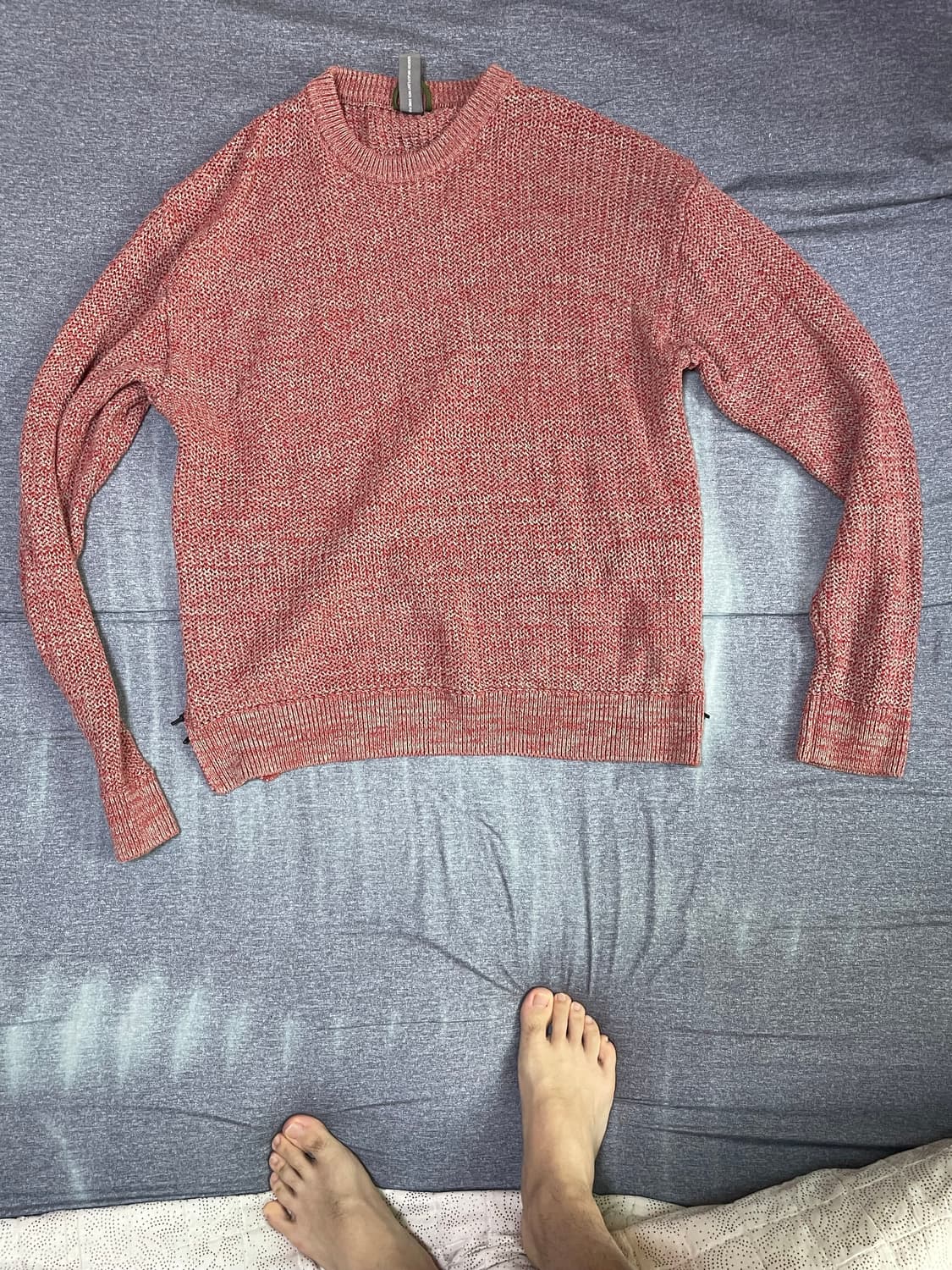 언어펙티드 사이드 집업 니트 M 상품이미지1