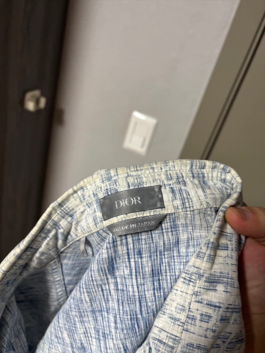 디올 오블리크 데님 셔츠 43 상품이미지3