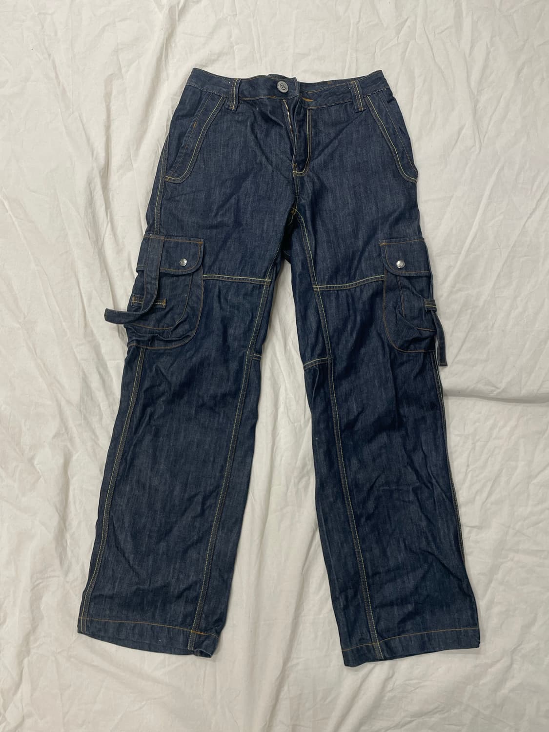 에비수 와이드 카고 팬츠 상품이미지4