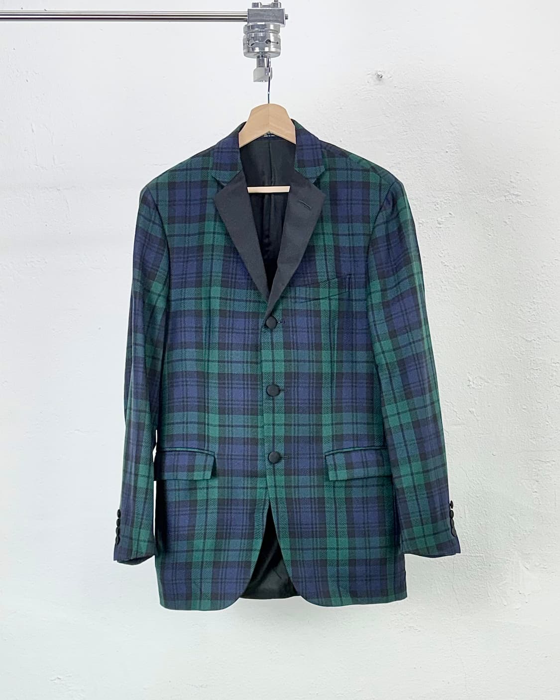 폴로 랄프로렌 블랙워치 울 플래드 싱글 브레스티드 블레이저 자켓 상품이미지1