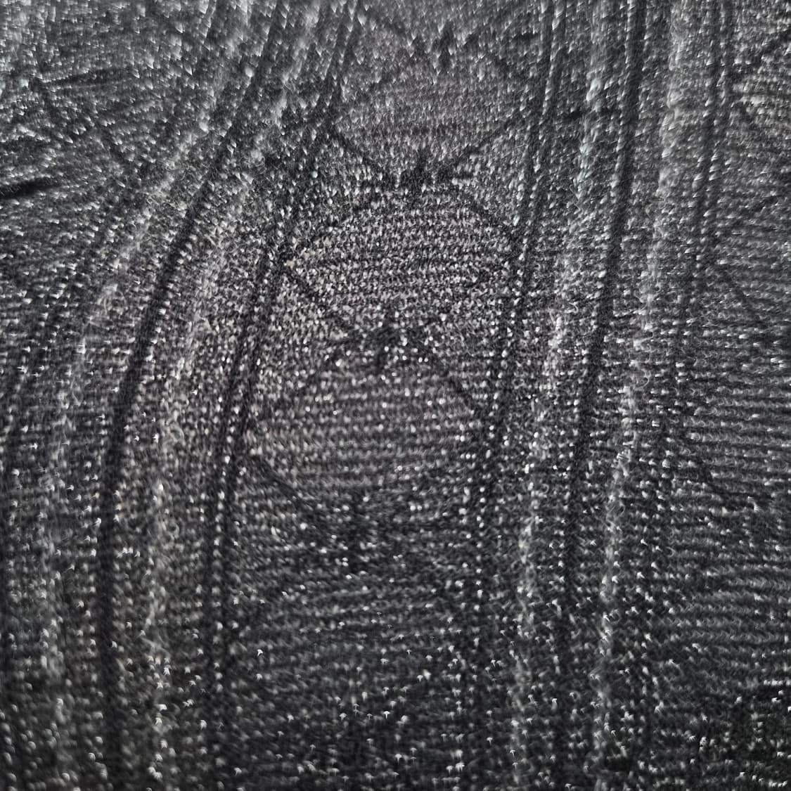 Fukuske 블랙 다이아몬드 스트라이프 패턴 팬티스타킹 상품이미지1