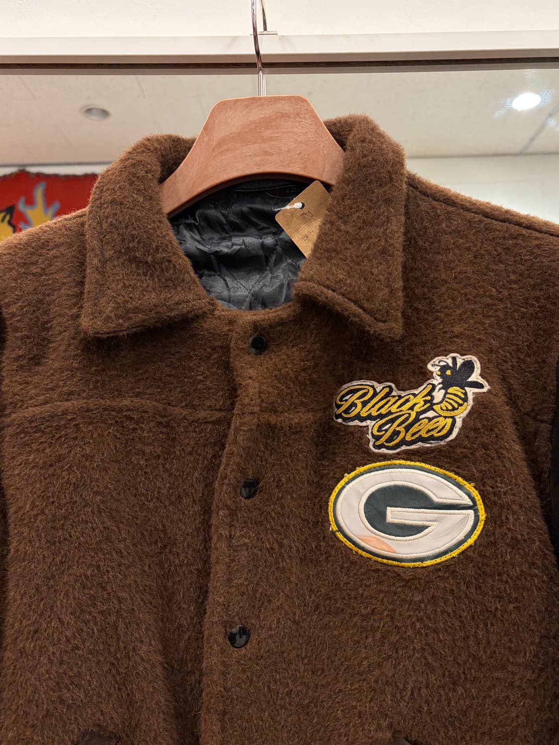 Vtg 빈티지 스웨이드 바시티 자켓 상품이미지2