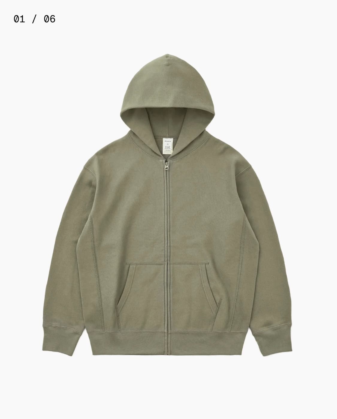 카키스 후드집업 상품이미지2