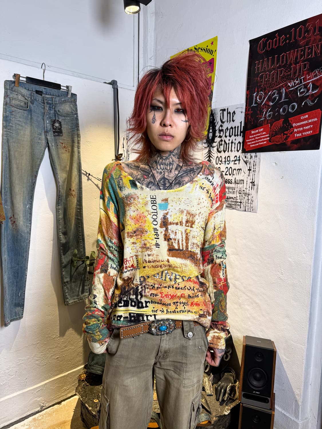 Abstract Print Long Sleeve 상품이미지2