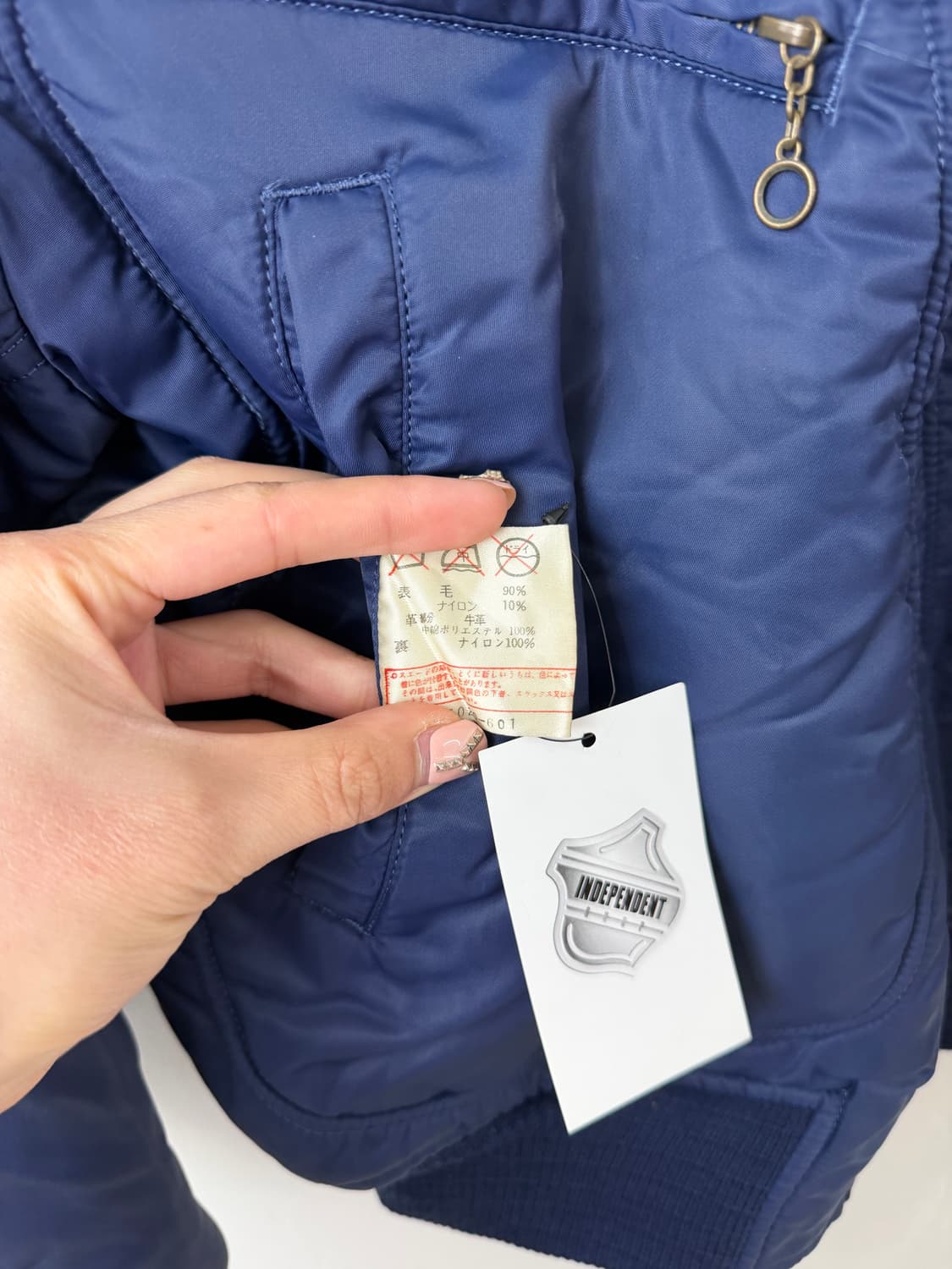 MEN's BA-TSU 1990AW 리버서블 나일론 카고 봄버 상품이미지8