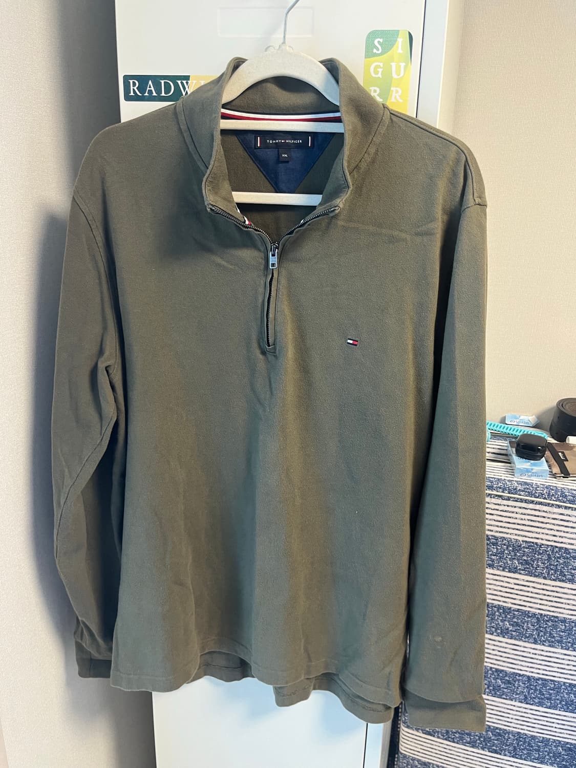 타미힐피거 니트 반집업 상품이미지1