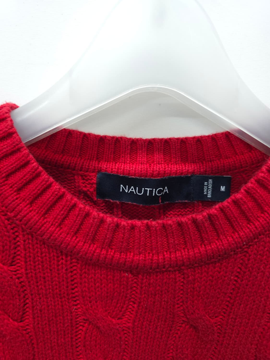 노티카(NAUTICA) Cotton100% 케이블 니트 (여성M) 상품이미지4