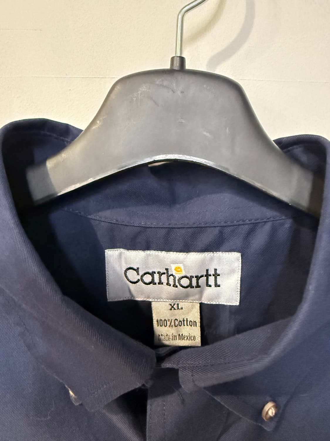 칼하트 네이비 긴팔셔츠 상품이미지3