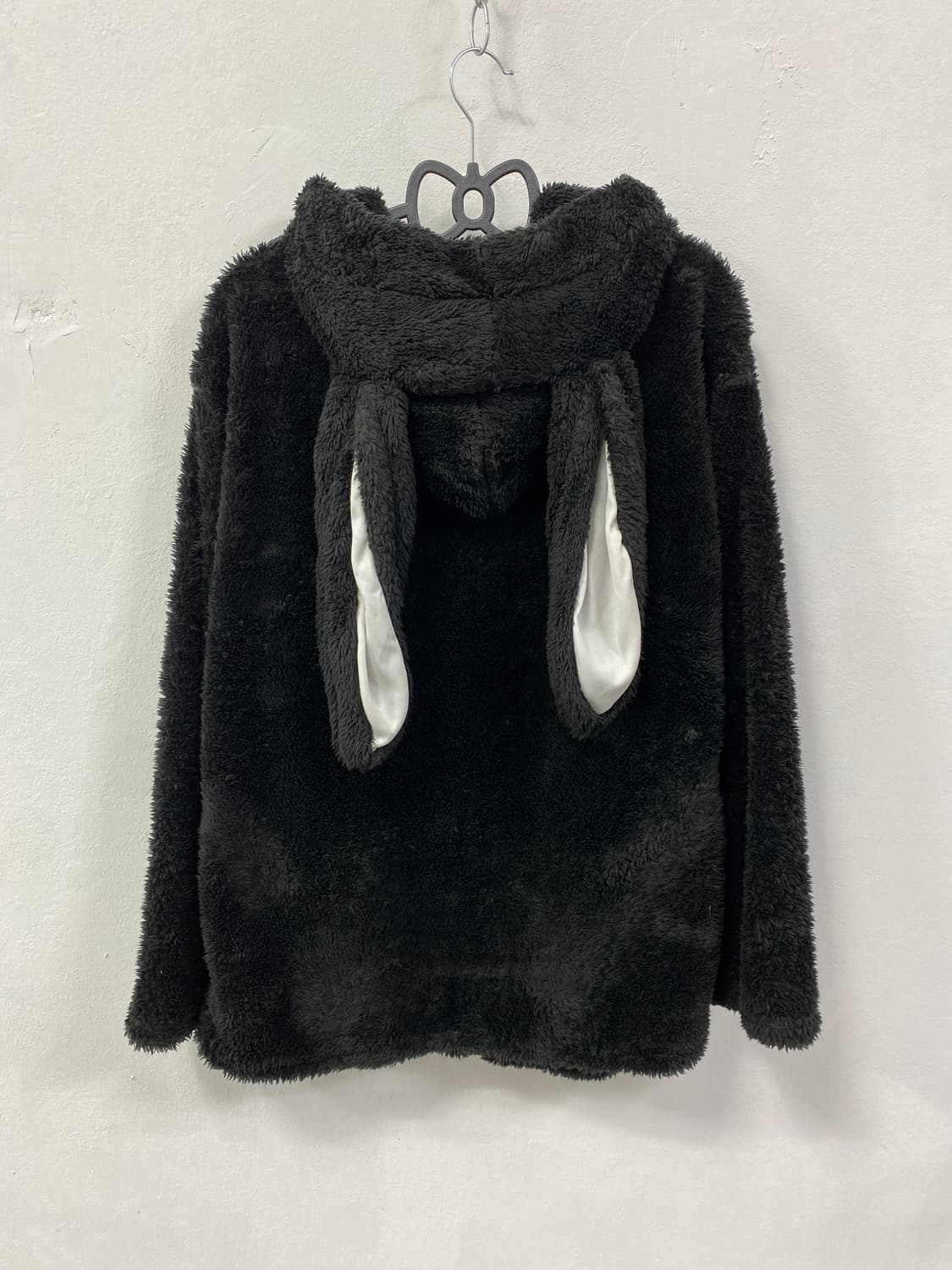 블랙 우사미미 폭닥 후드집업 상품이미지6