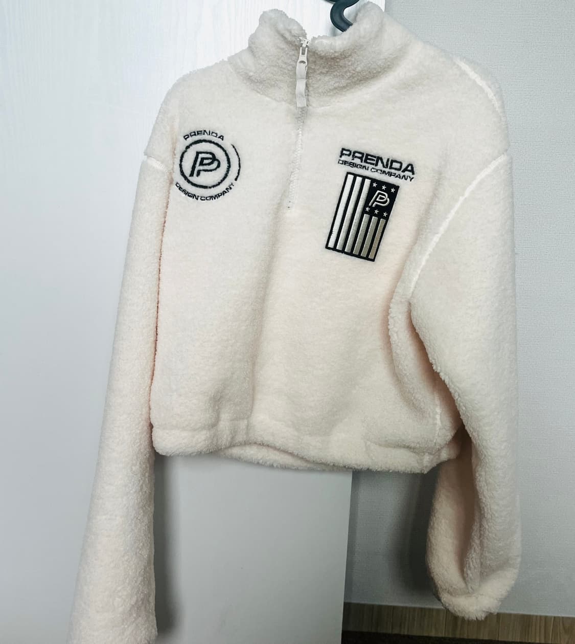 흰곰 프렌다 플리스 집업 상품이미지2