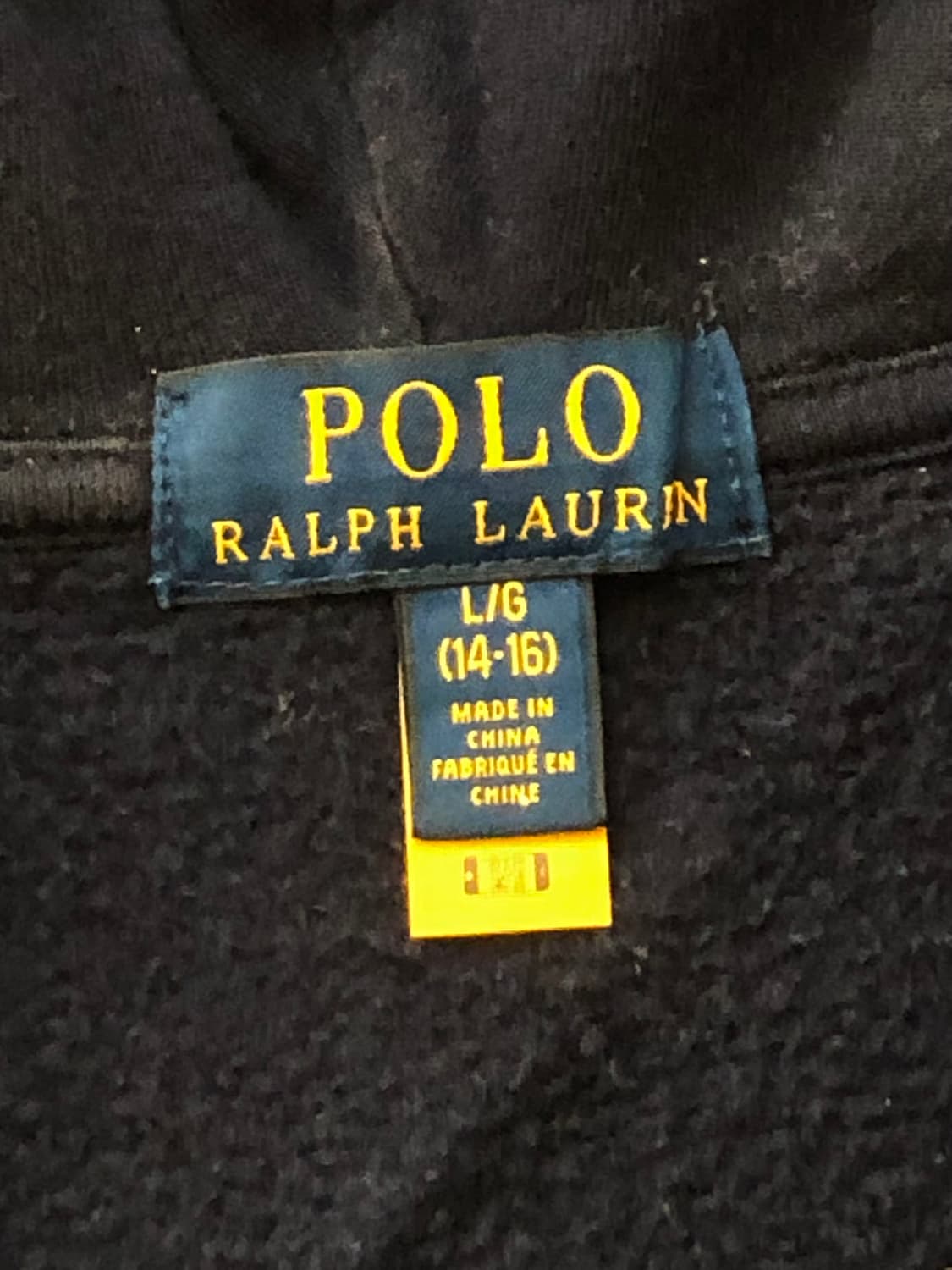 폴로 네이비 후드집업 상품이미지2