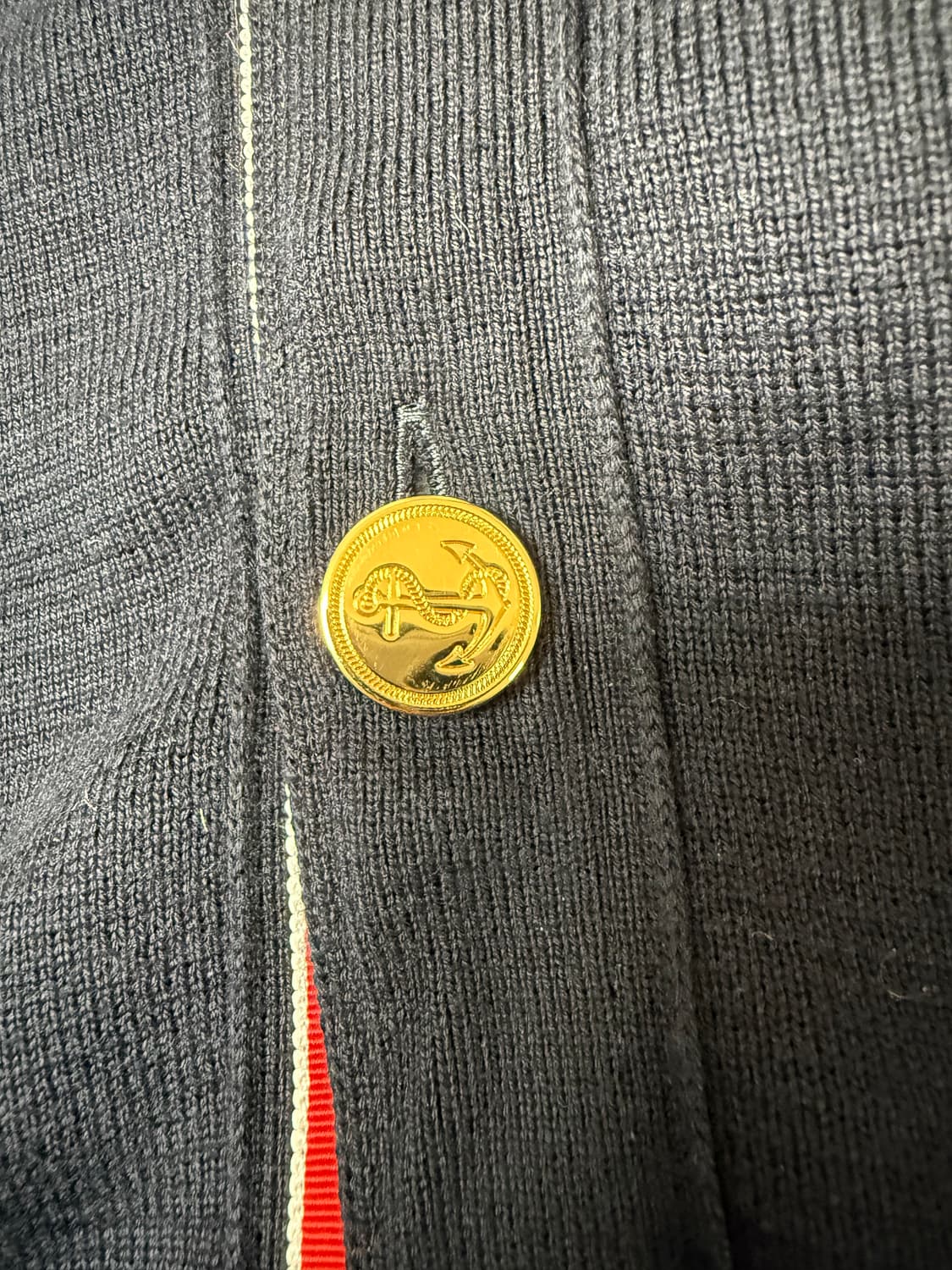 톰브라운 24fw 밀라노스티치 가디건 네이비 5 상품이미지3