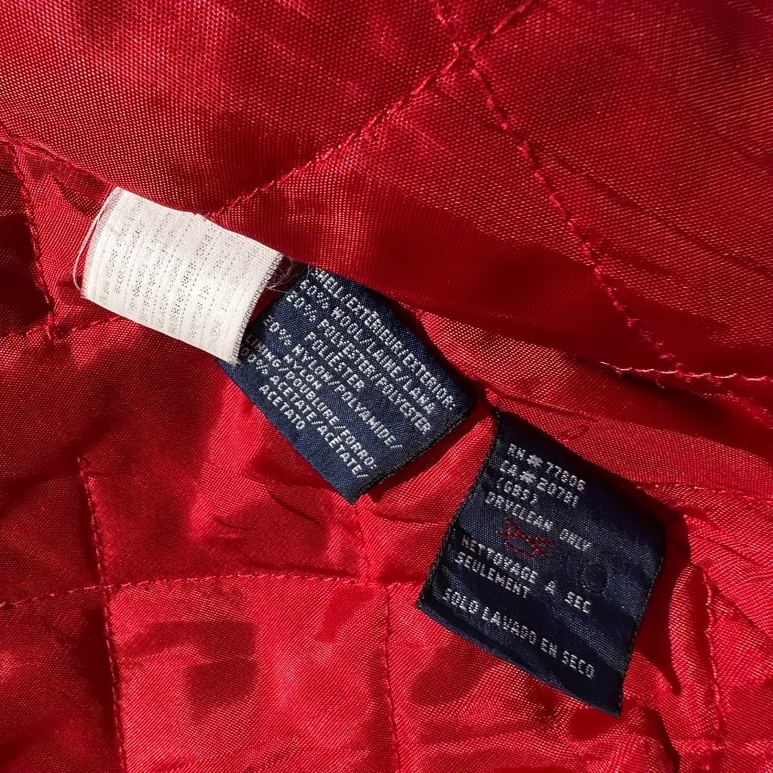 90‘s 타미 힐피거 울 레더 바시티 자켓 상품이미지8