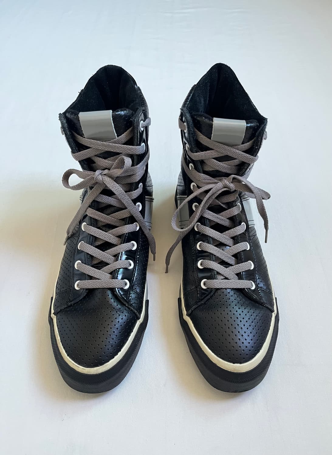 nil admirari leather high-cut sneakers 상품이미지3