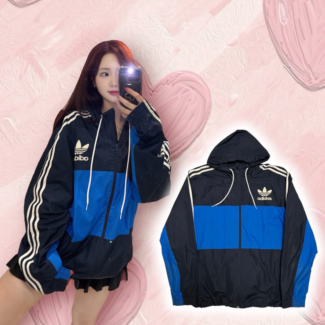 아디다스 트레포일 로고 바람막이 상품이미지1