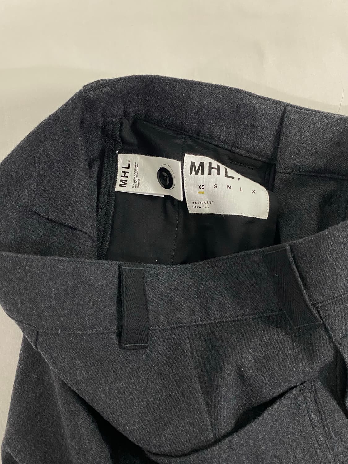 MHL 마가렛호웰 울 코튼 팬츠 XS 상품이미지3