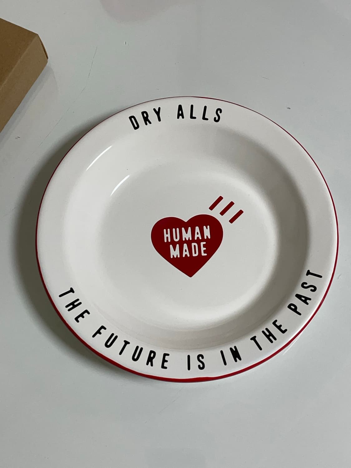 휴먼 메이드 에나멜 플레이트 180mm 레드 상품이미지2