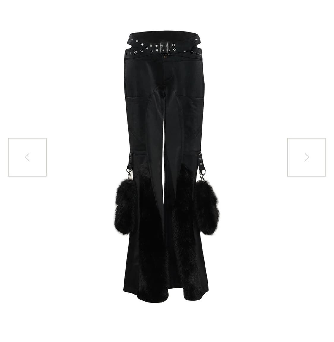 koi footwear fur buckle pants 상품이미지1