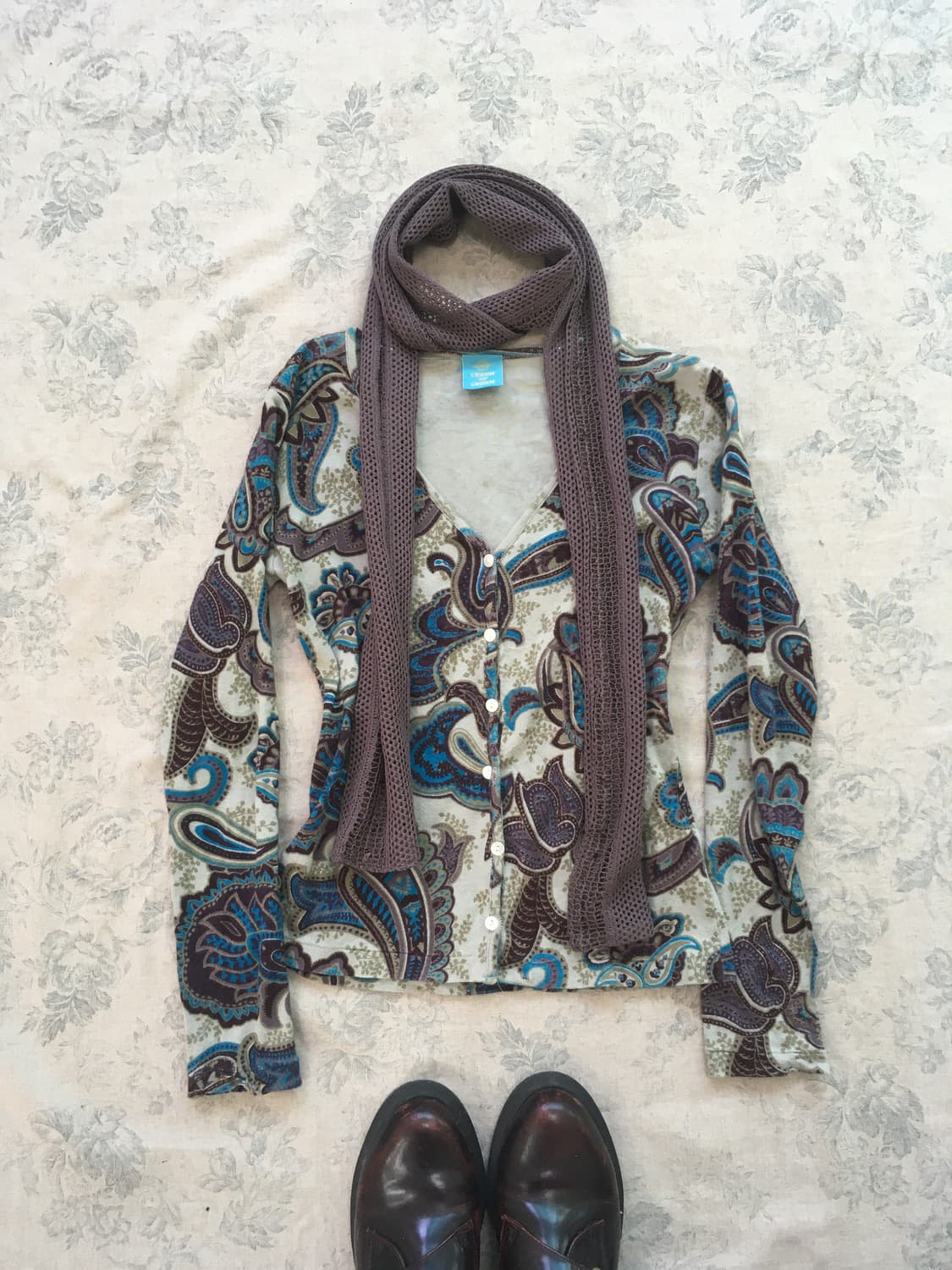 Set)오리엔탈 패턴 가디건 + 머플러 상품이미지7