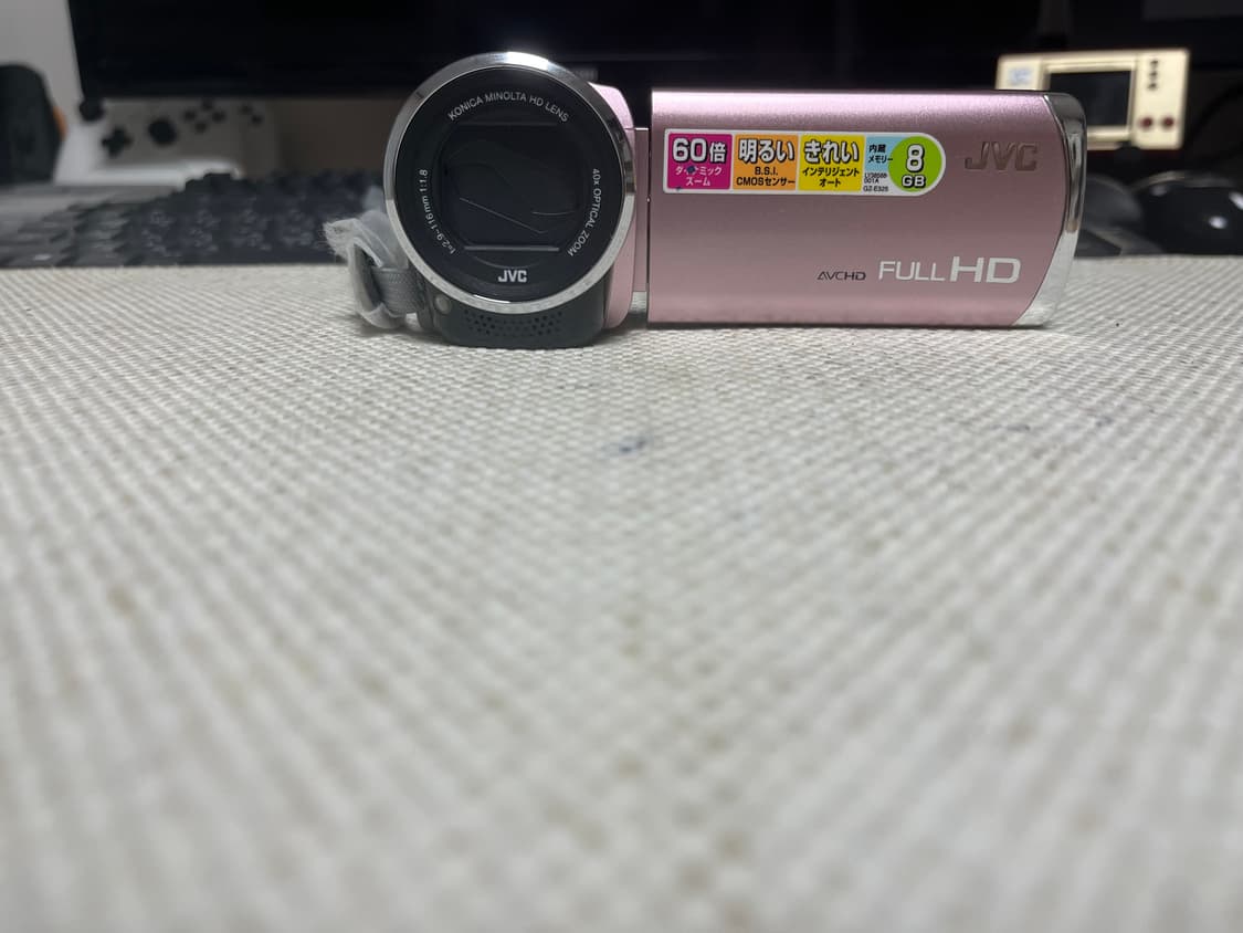 JVC GZ-E265 핑크 풀HD 캠코더 (소장용 S급 컨디션) 상품이미지4