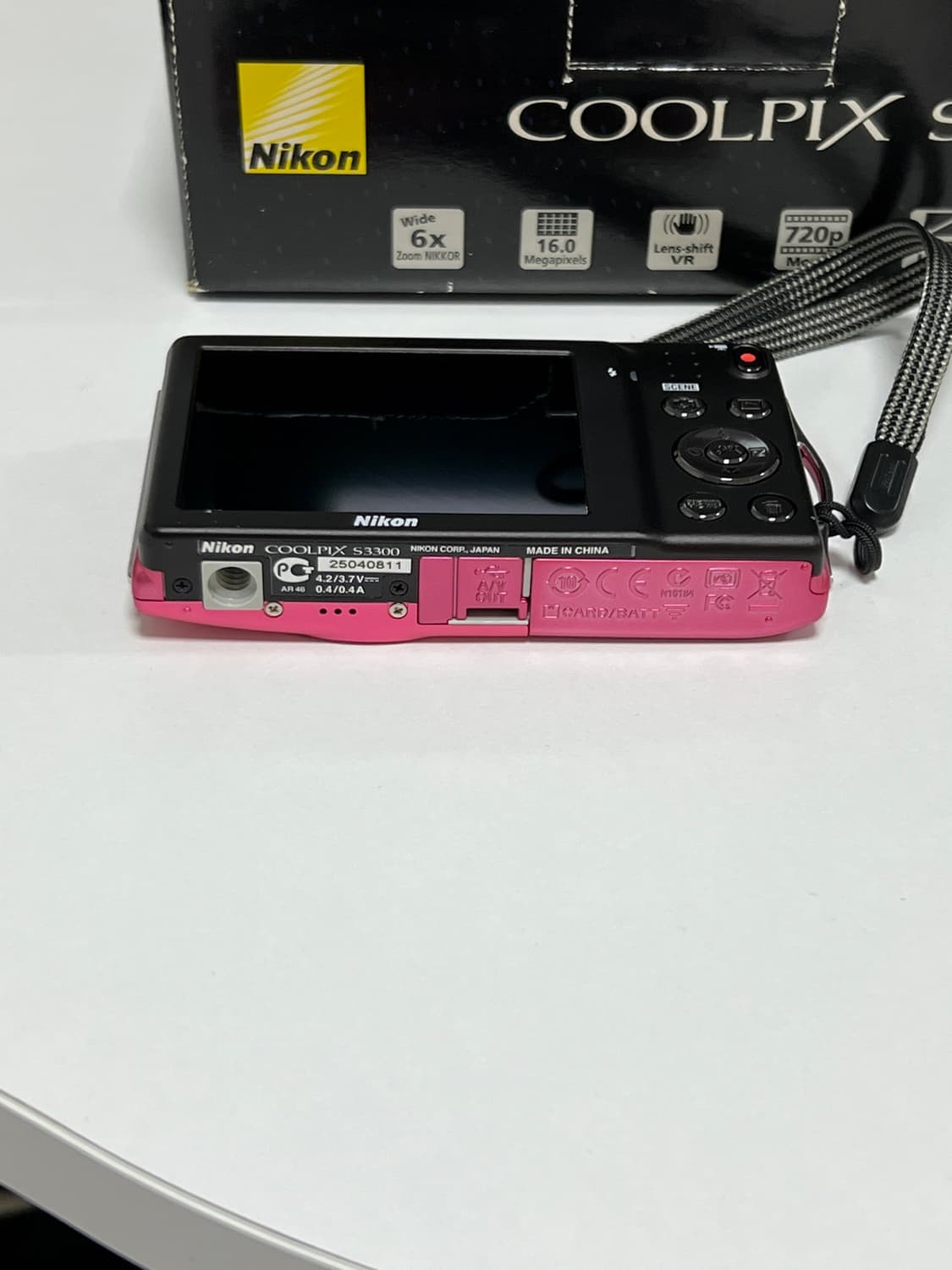 S급 판매) 니콘 쿨픽스 S3300 핑크색 디카 상품이미지3