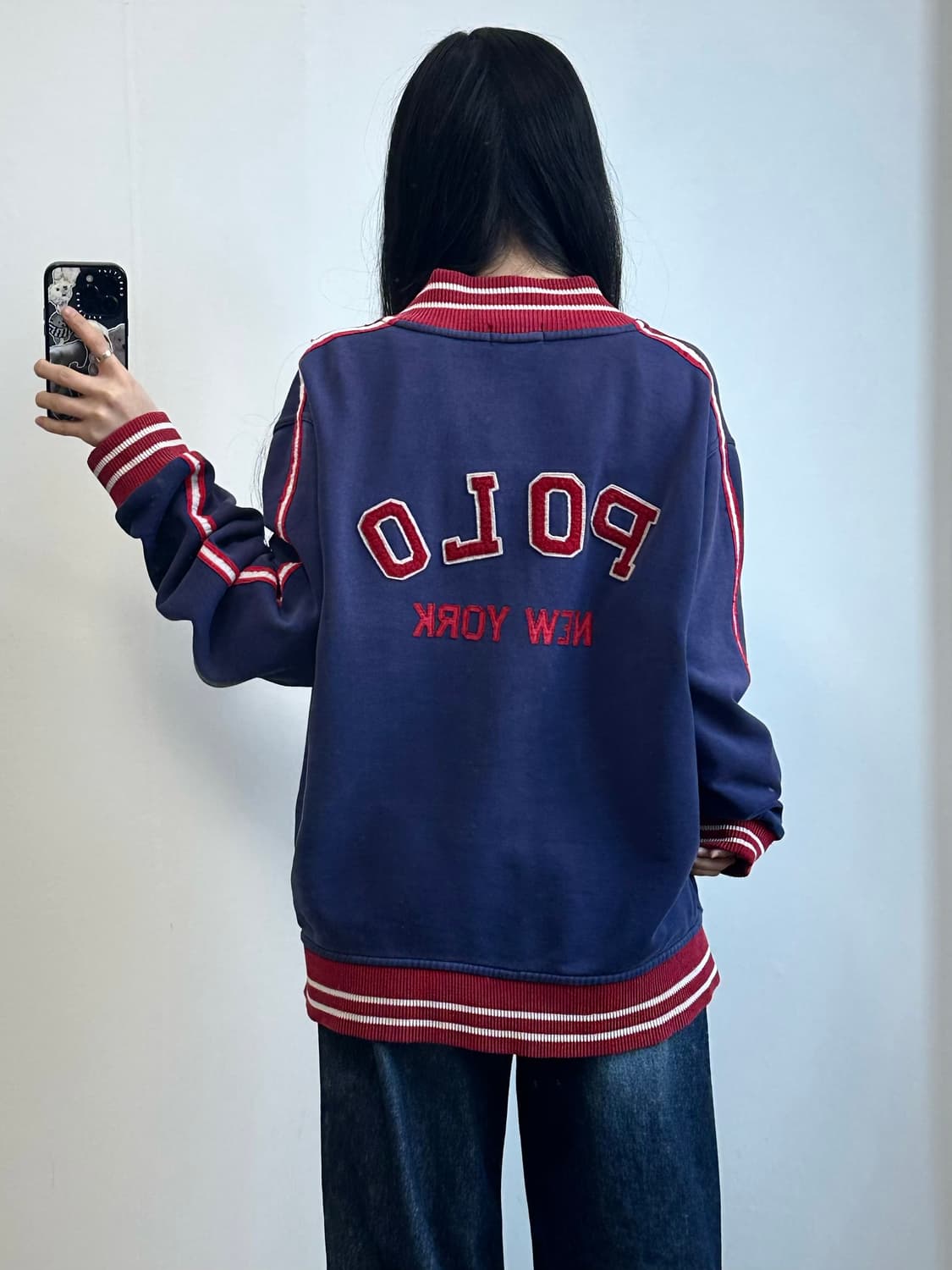 폴로 랄프로렌 신형 뉴욕 코튼 바시티 자켓 상품이미지2