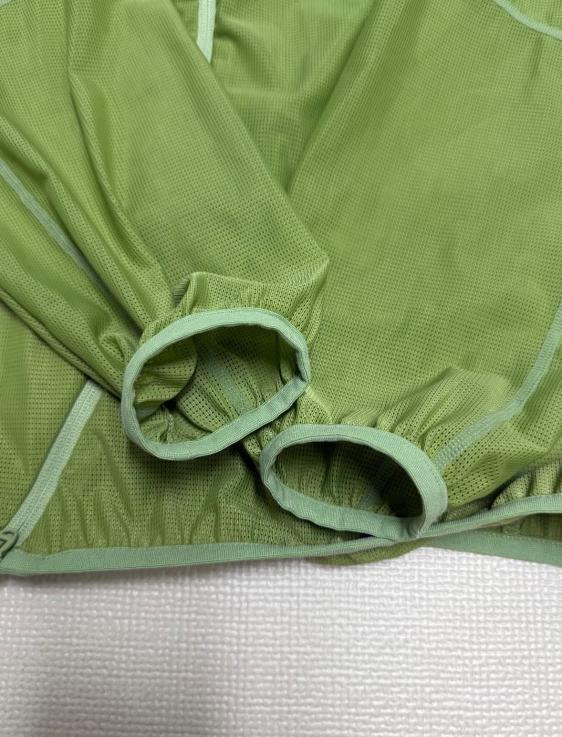 산산기어 메쉬 자켓 그린 24ss 상품이미지2