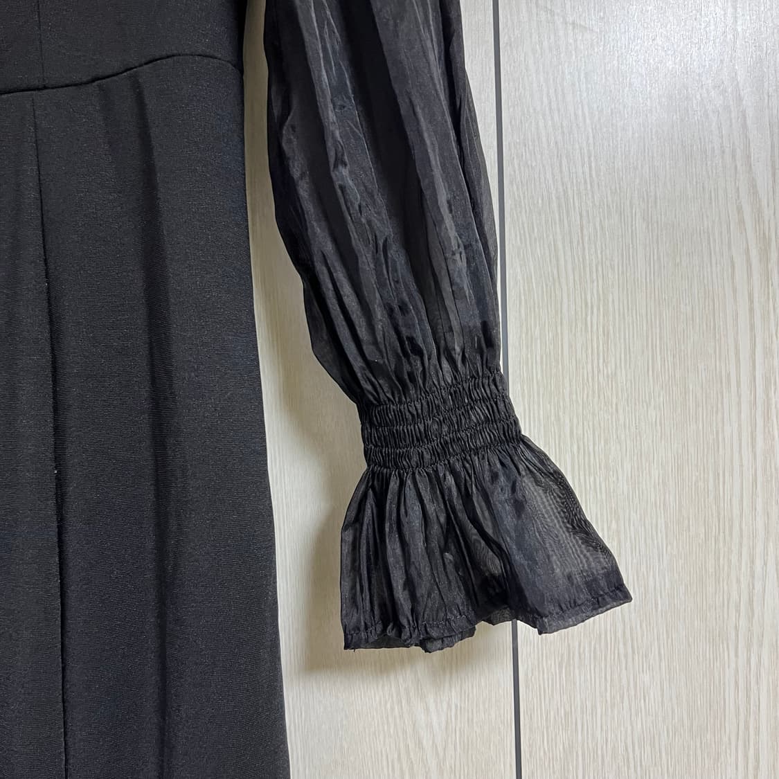 연말룩 시스루 원피스 상품이미지3