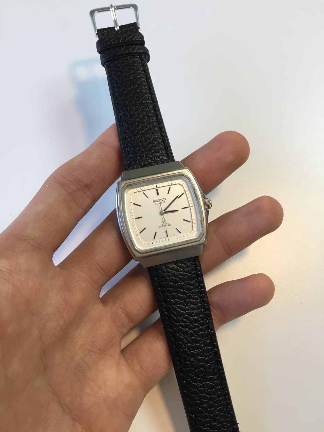 80s seiko silver wave square quartz 상품이미지2