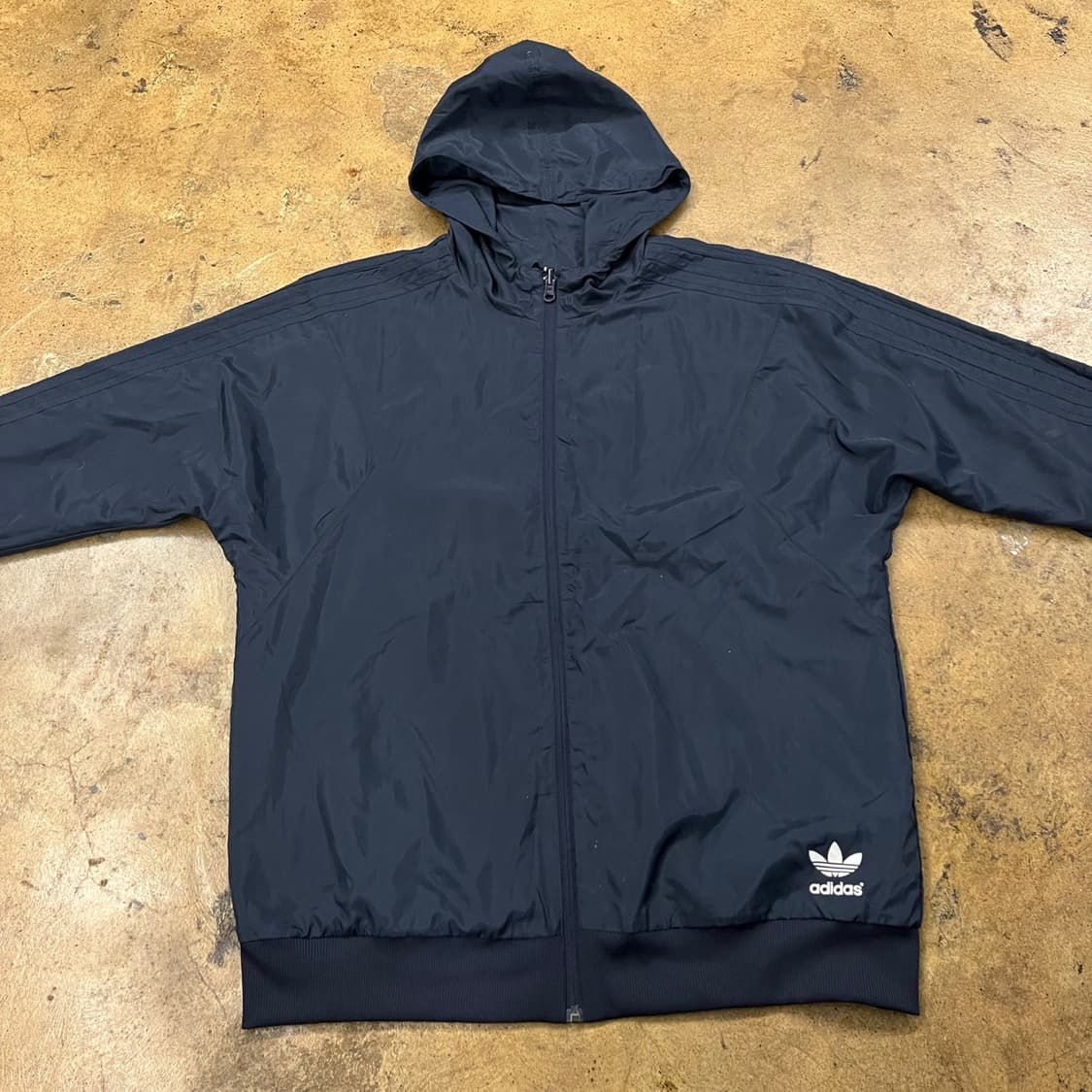 [정품] 아디다스 양면 후드 바람막이 네이비 그레이 레드 b15 상품이미지6