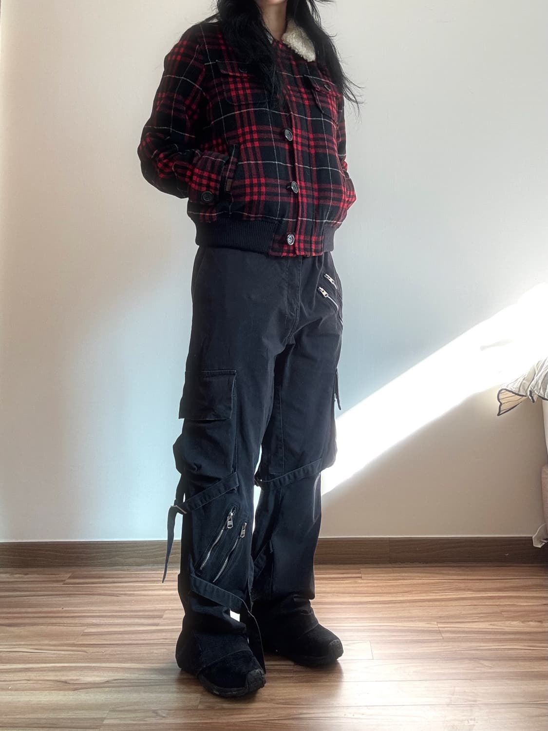 락시크 본디지 카고 팬츠 상품이미지2