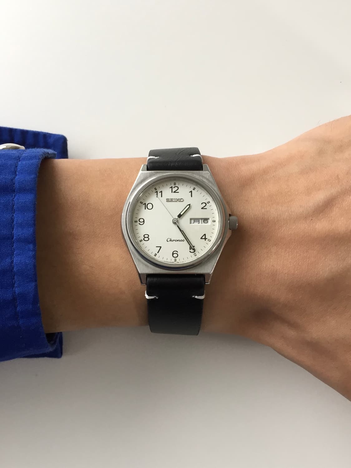 80s seiko chronos arabic index quatz 상품이미지2