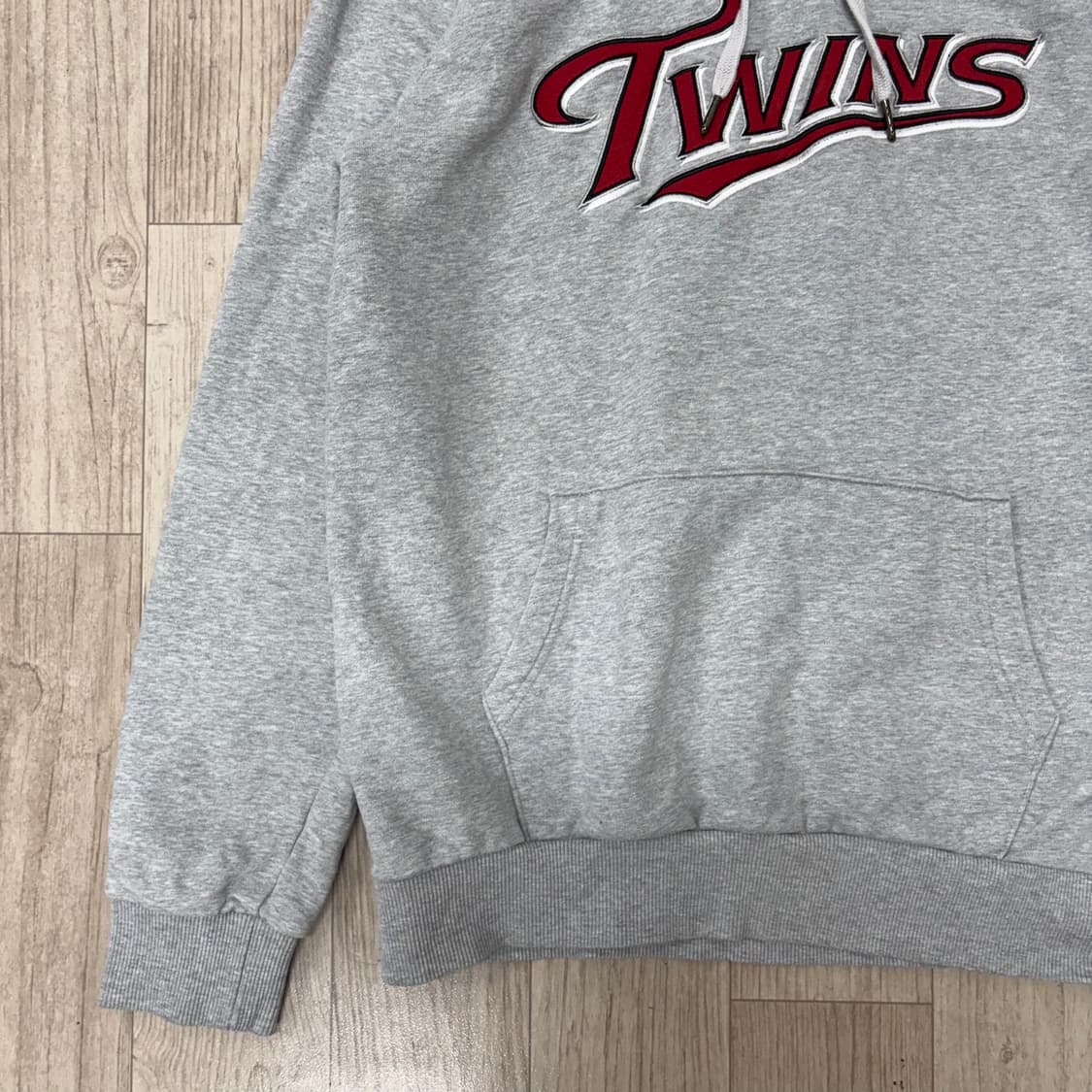 트윈스 그레이 후드티XL 상품이미지3