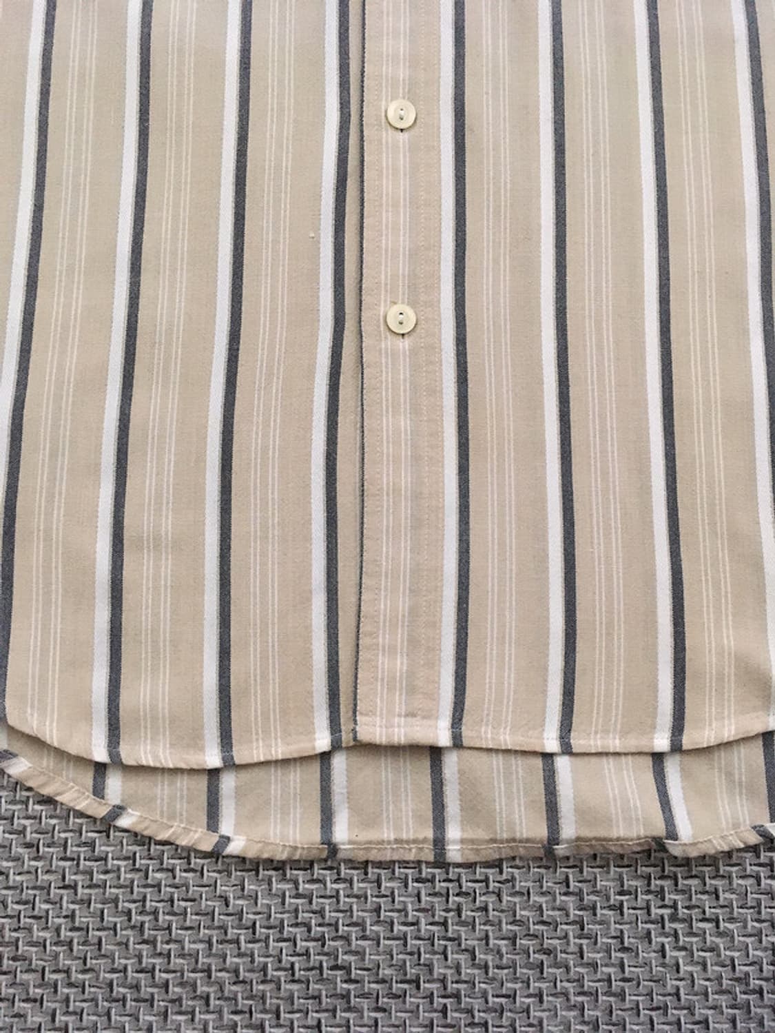 90s vtg Silver-label bold stripe shirts 상품이미지5