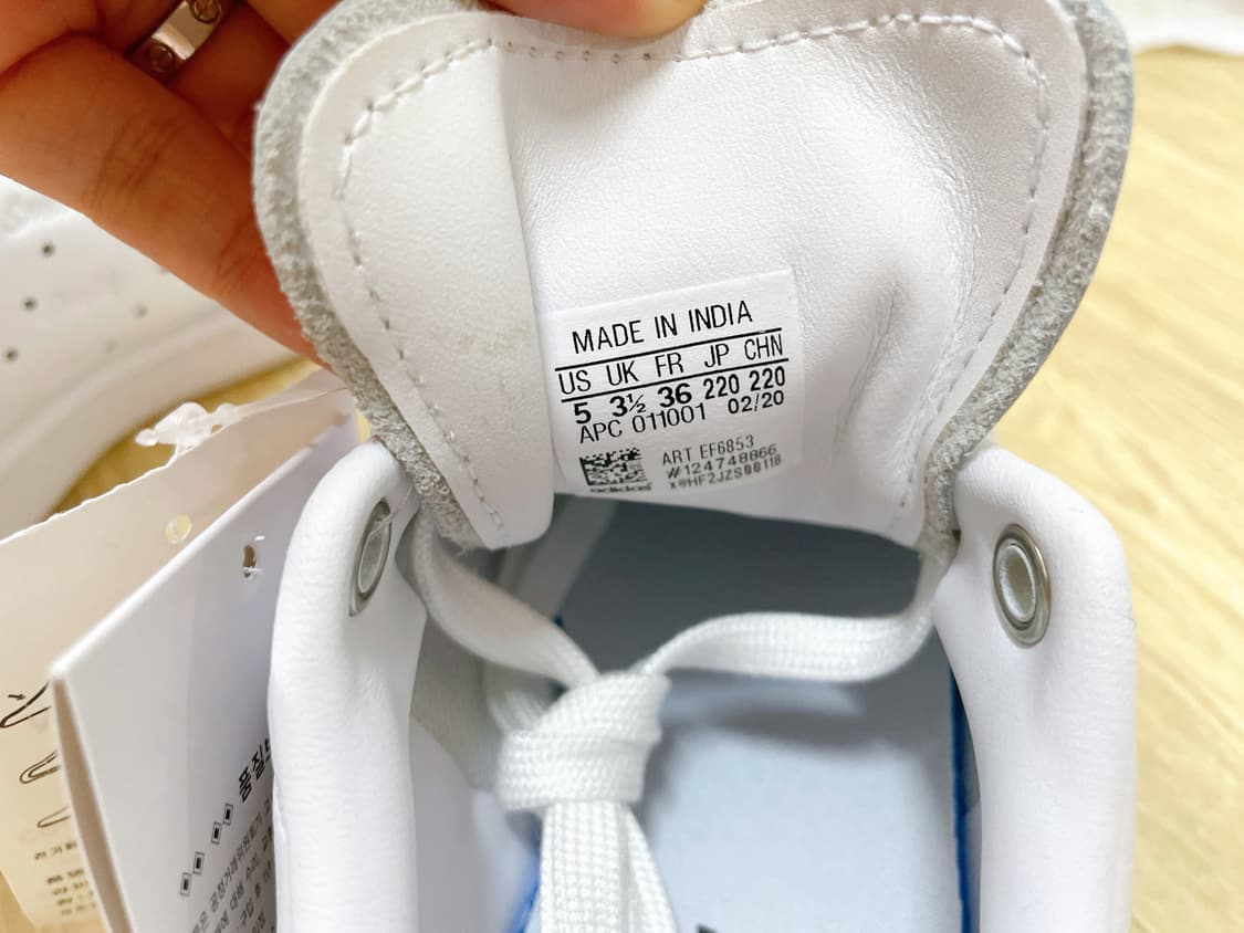 [새상품] Adidas 아디다스 스탠스미스 골드 매장판 상품이미지9