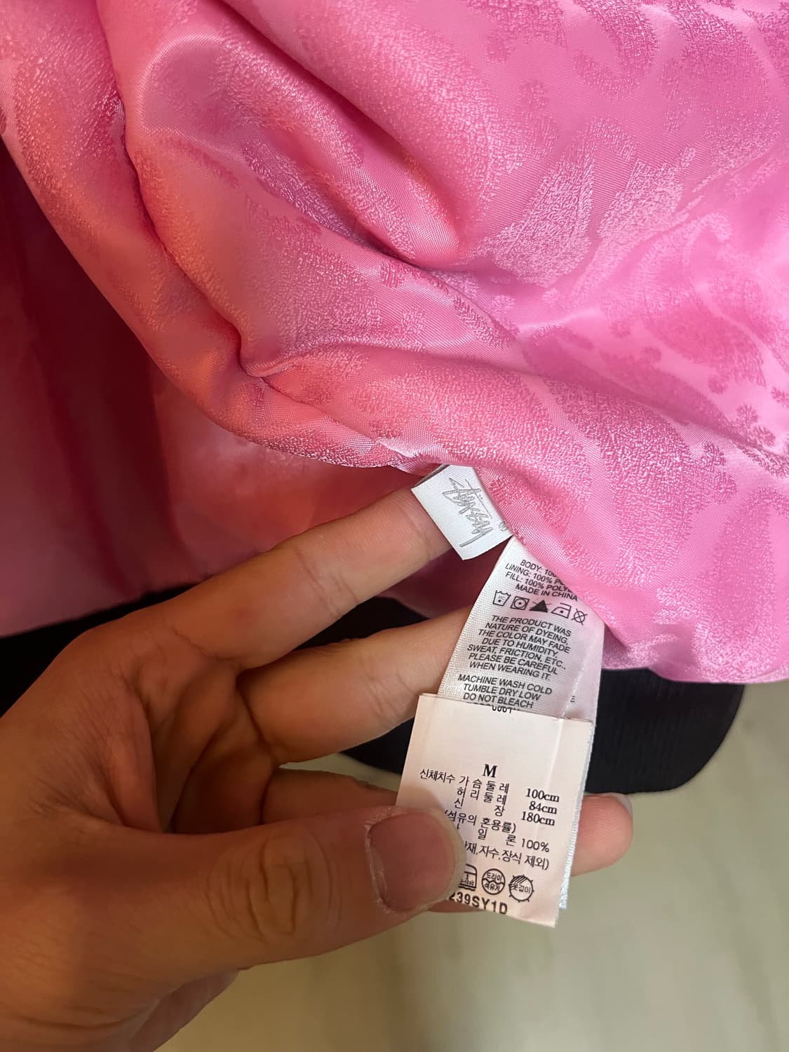 스투시 다이드 나일론 봄버 상품이미지2