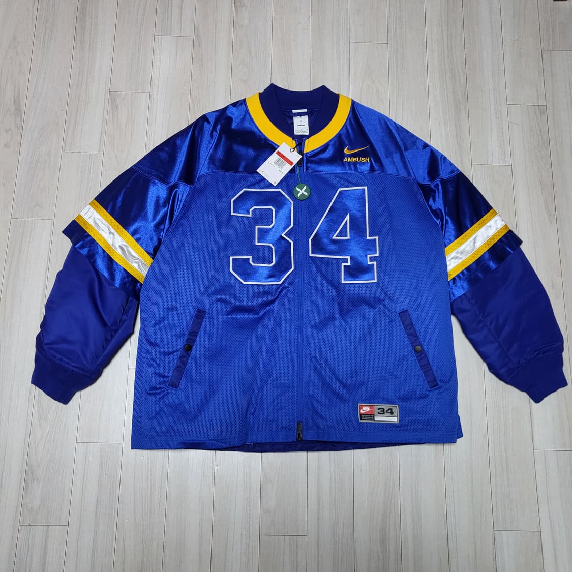 (새상품 US L) 나이키 엠부쉬 AMBUSH 자켓 딥로얄블루 상품이미지3