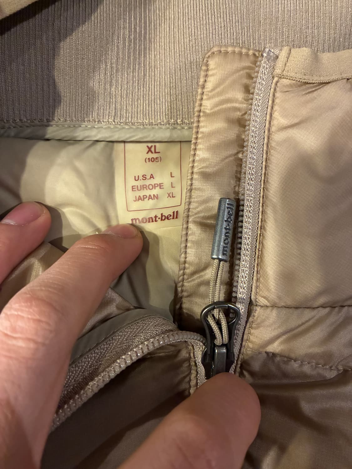 XL) 몽벨 패딩 베스트 800 여성 상품이미지3