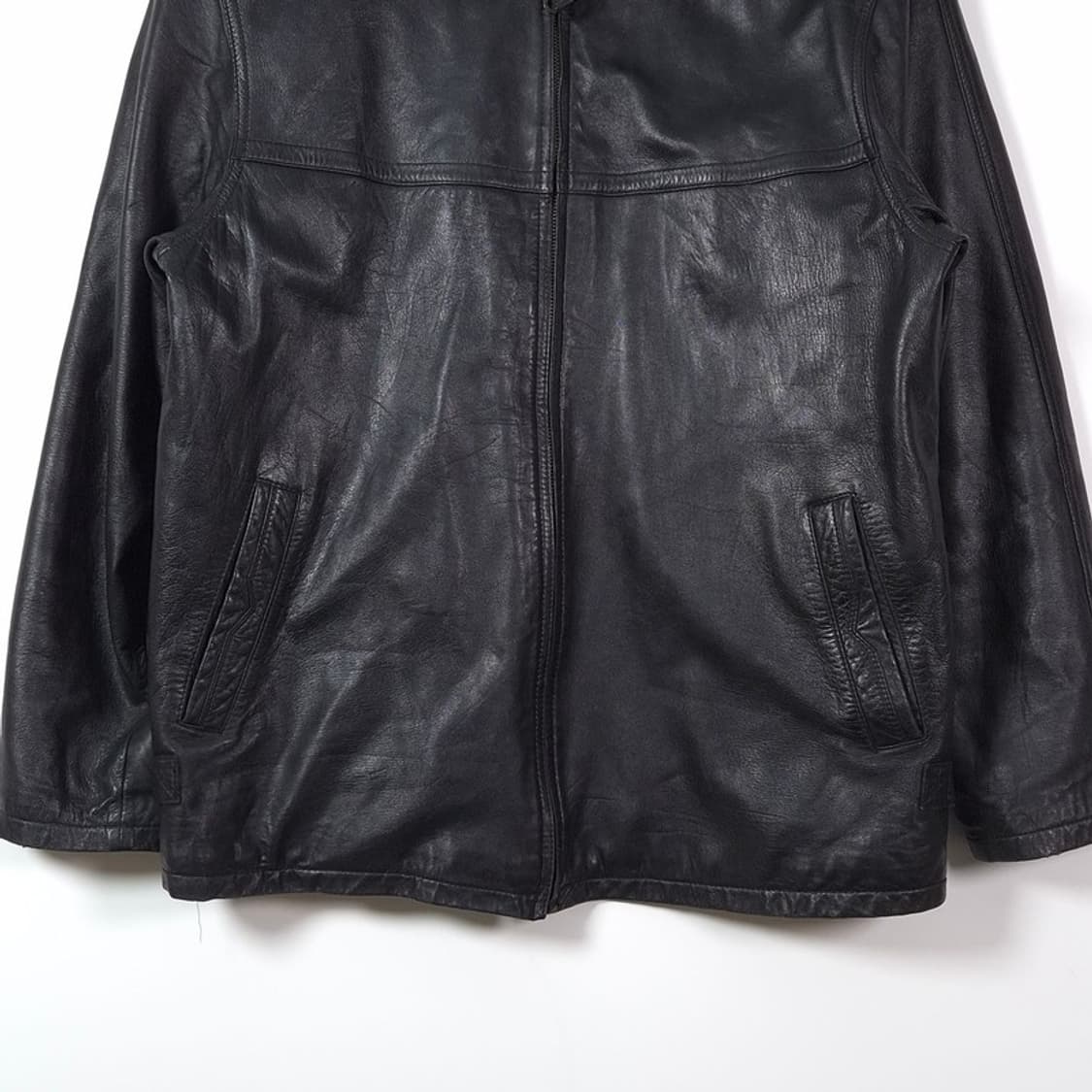 빈티지 무드 리얼 양가죽 레더 재킷 XL 상품이미지3